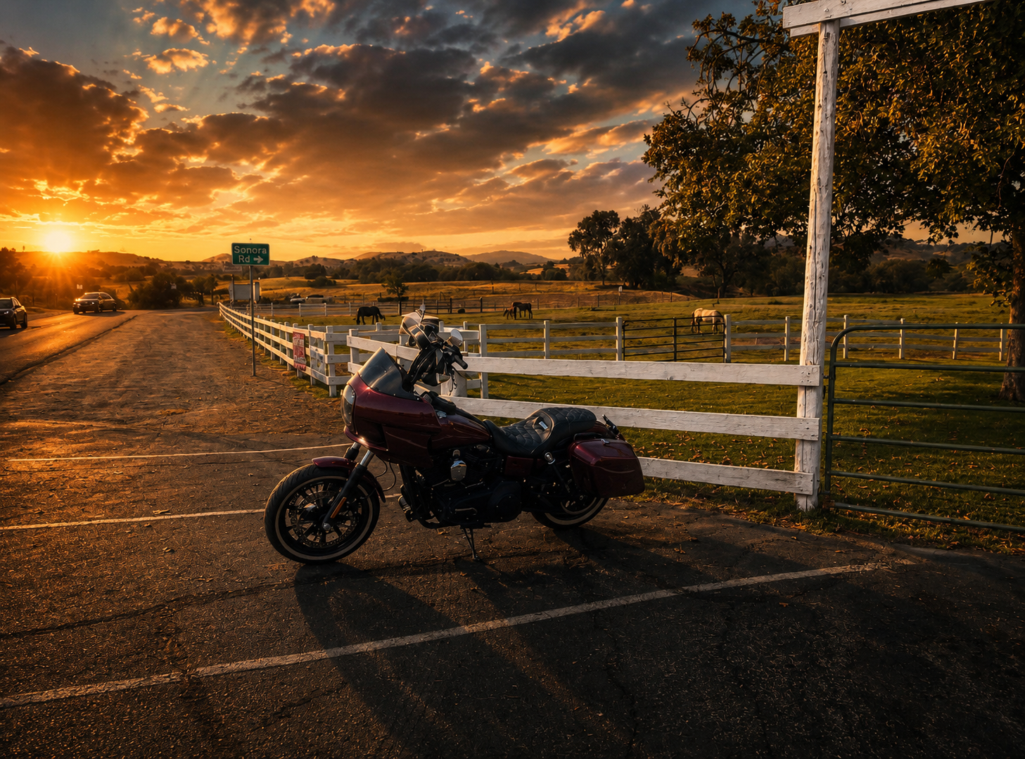 Sonora Road sunset